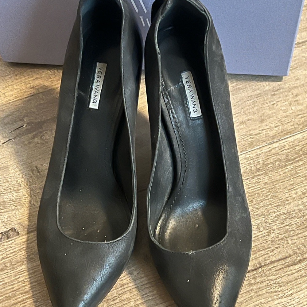 Vera Wang Classic Black Heels